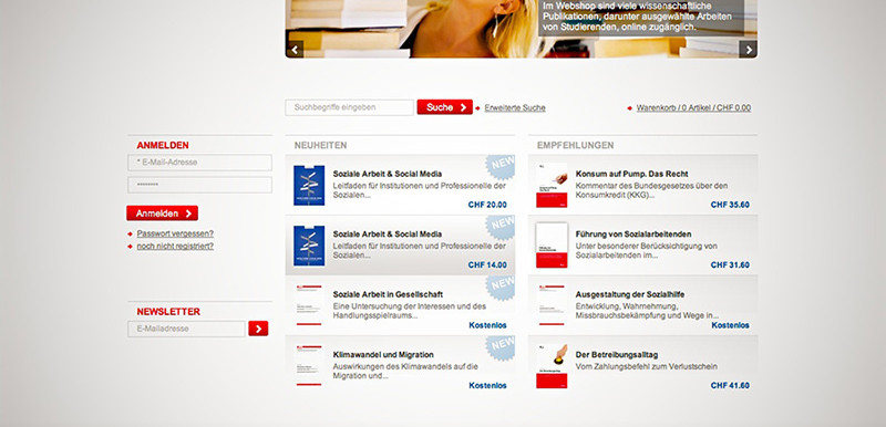 Screenshot: Edition Soziothek Magento-Shop Screenshot: Edition Soziothek Magento-Shop