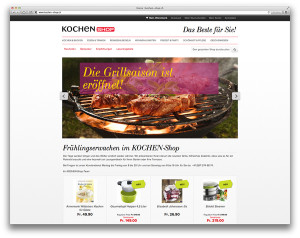 kochen-shop.ch, der Magento-Shop für die AZ Fachverlage AG