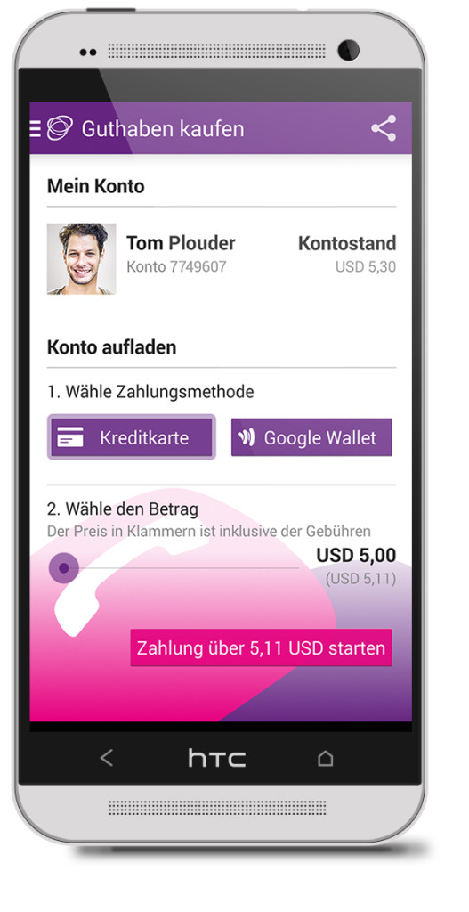 Android Plouder App - kostengünstig zu Top-Qualität ins Ausland telefonieren