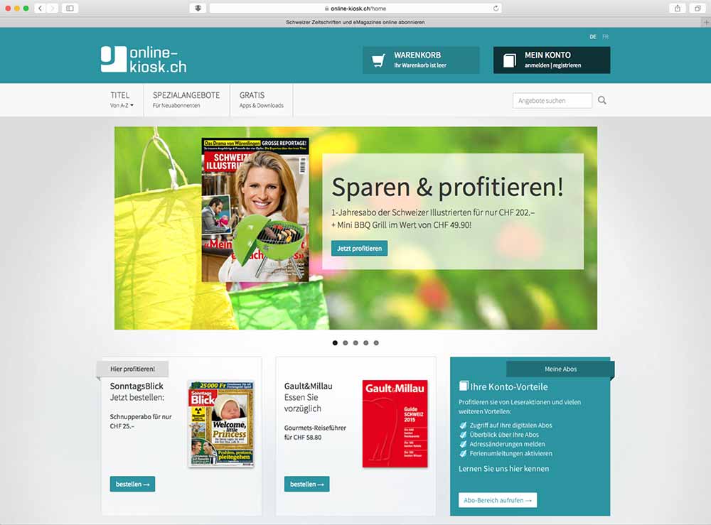 Individuallösung für Ringier