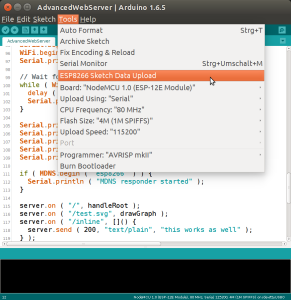 ESP8266 in der Arduino IDE