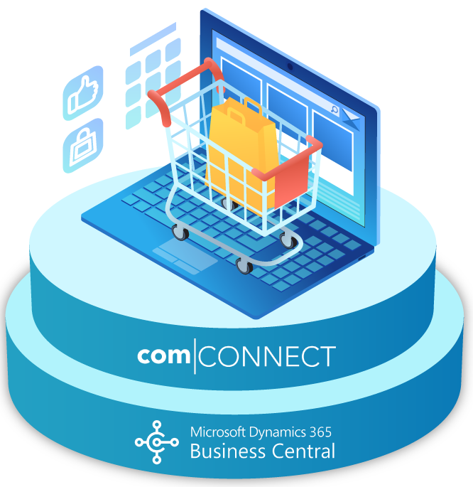 Microsoft Dynamics 365 BC mit com|CONNECT-Schnittstelle.