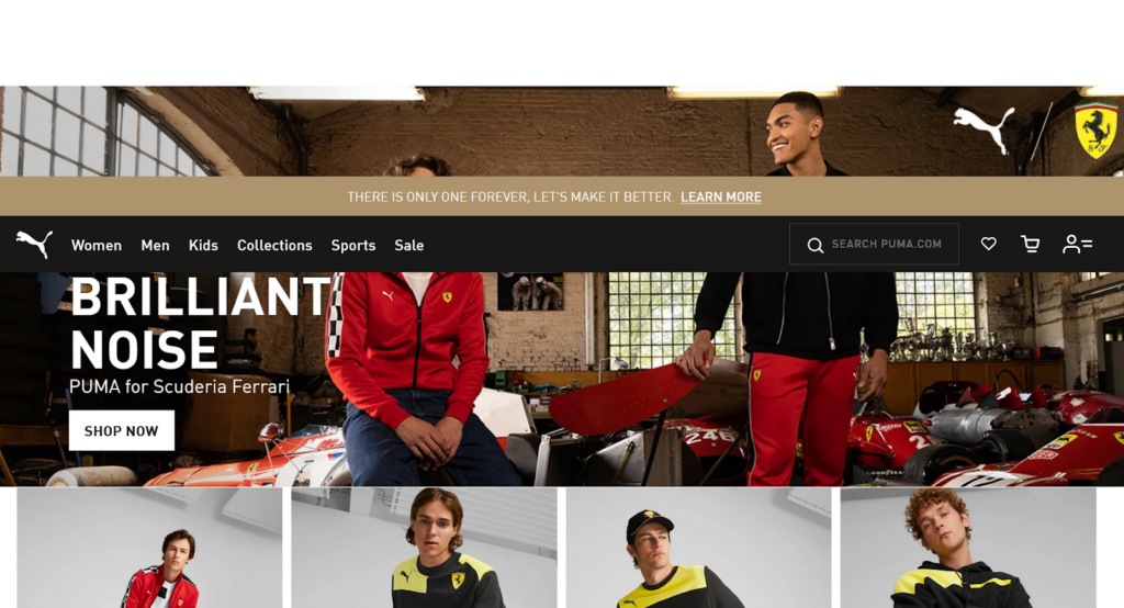 Einer der bekanntesten Webshop, der bereits ScandiPWA verwendet, ist PUMA.