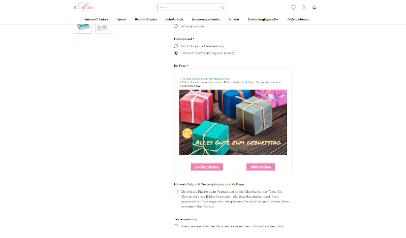 Online-Shop-Referenz der insign Webagentur Zürich: Die confiserie.ch.